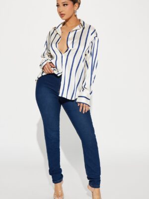 Satin Shirt in Ivory