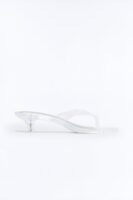 Bahamas Jelly Thong Kitten Heels - Clear