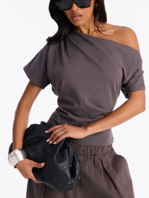 T-shirt in Charcoal 100% cotton