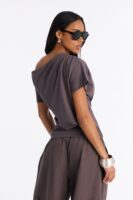 T-shirt in Charcoal 100% cotton