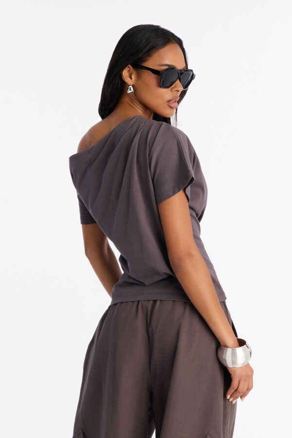 T-shirt in Charcoal 100% cotton