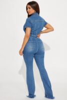 Jumpsuit in Denim 70% cotton