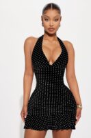 Ladies Kit Black and White Dress