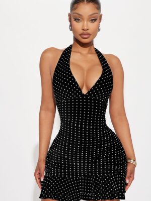 Ladies Kit Black and White Dress