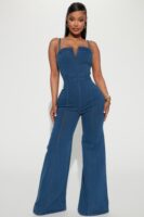 Jumpsuit in Denim 57% cotton