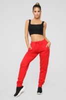 Red Oversized Pants