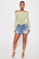 Skirt in Denim 65% cotton