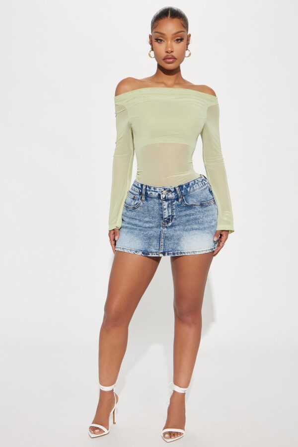 Skirt in Denim 65% cotton