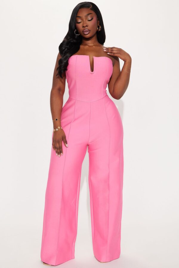 Jumpsuit in Pink 97% polyester