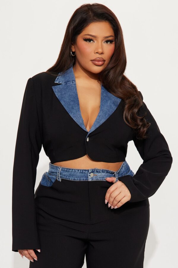 Black Jumpsuit with v-neck