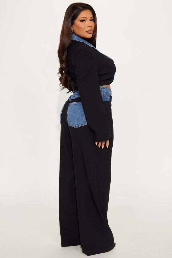 Black Jumpsuit with v-neck