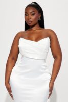 Satin Piece in White