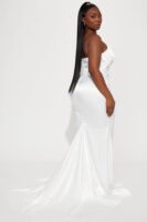 Satin Piece in White