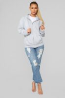 Ladies Kit Gray Hoodie