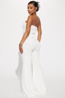 Jumpsuit in White 95% polyester