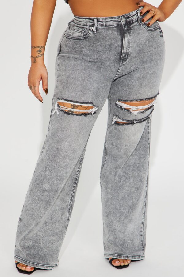 Pants in Gray 93% cotton