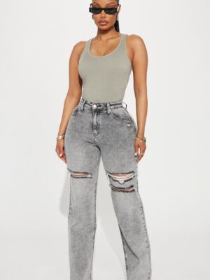 Pants in Gray 93% cotton