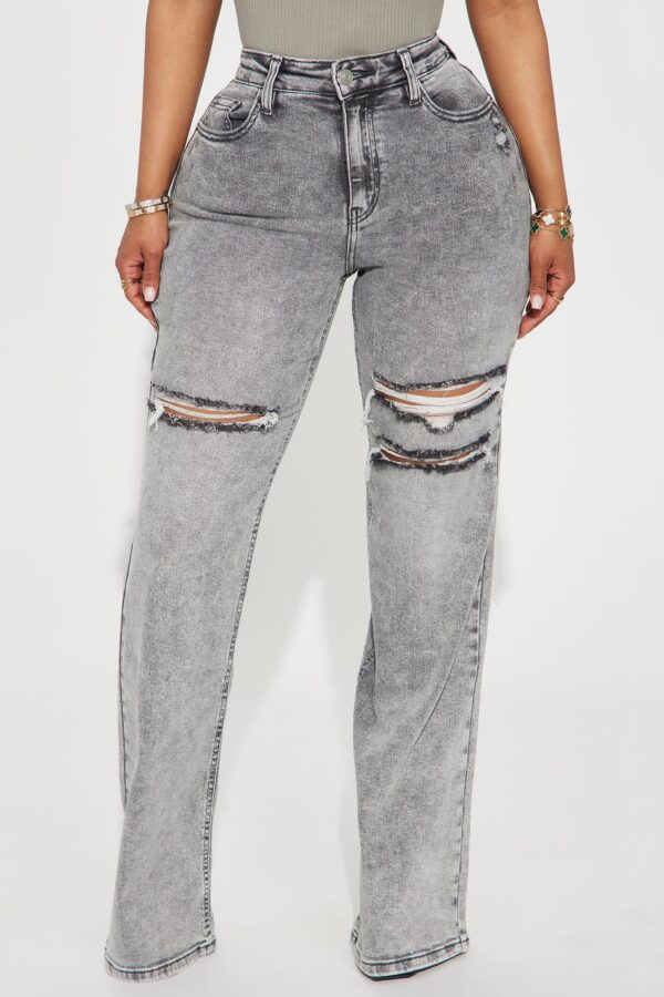 Pants in Gray 93% cotton