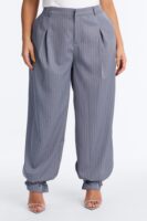 Gray Pants with pleated