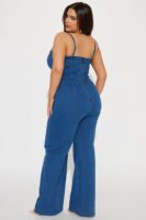 Jumpsuit in Denim 57% cotton