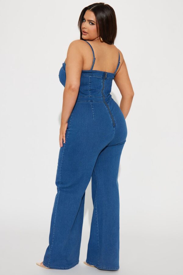 Jumpsuit in Denim 57% cotton