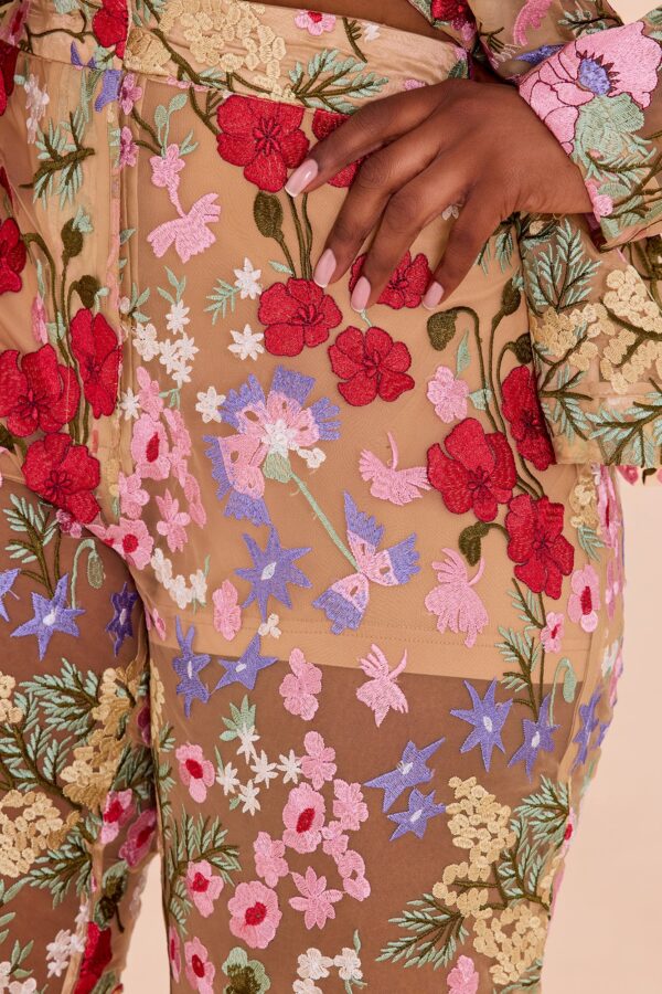 Pants in Nude 100% polyester