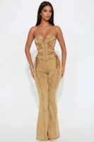 Denim Wide-Leg Jumpsuit