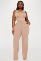 Pants in Taupe 97% polyester