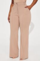 Pants in Taupe 97% polyester