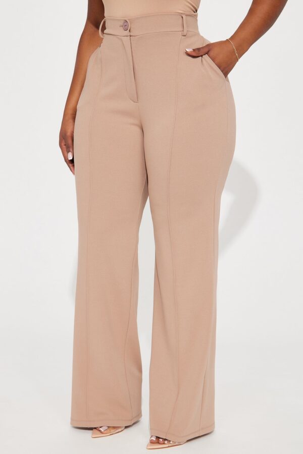 Pants in Taupe 97% polyester