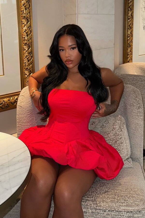 Dress in Red 97% cotton
