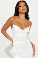 Satin Piece in White