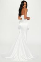 Satin Piece in White