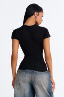 Top in Black 95% cotton