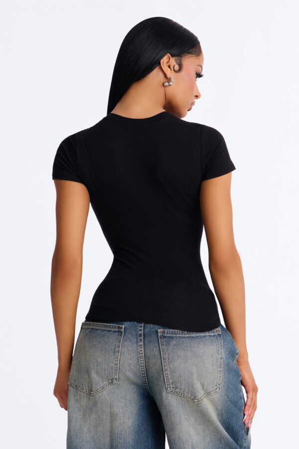 Top in Black 95% cotton