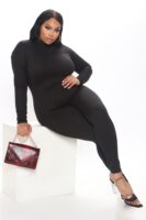 Jumpsuit in Black 96% polyester