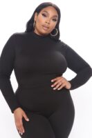 Jumpsuit in Black 96% polyester