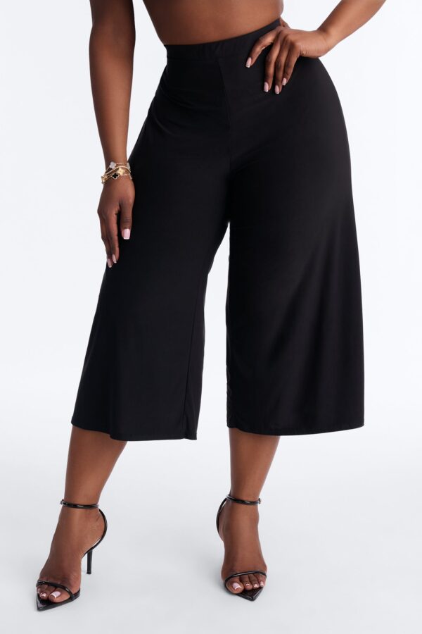 Black Wide-Leg Pants