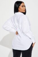 Shirt with an oversized