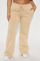 Pants in Sand 100% polyester