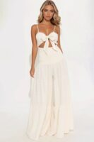 Ladies Kit Cream Jumpsuit