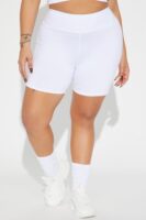 Shorts in White 95% cotton
