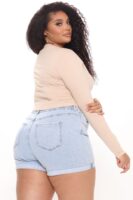 Top in Taupe 95% cotton