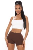 Chocolate Mini Shorts