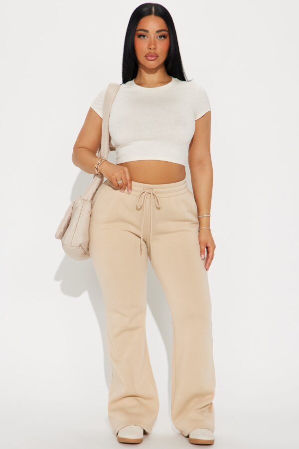 Pants in Sand 100% polyester