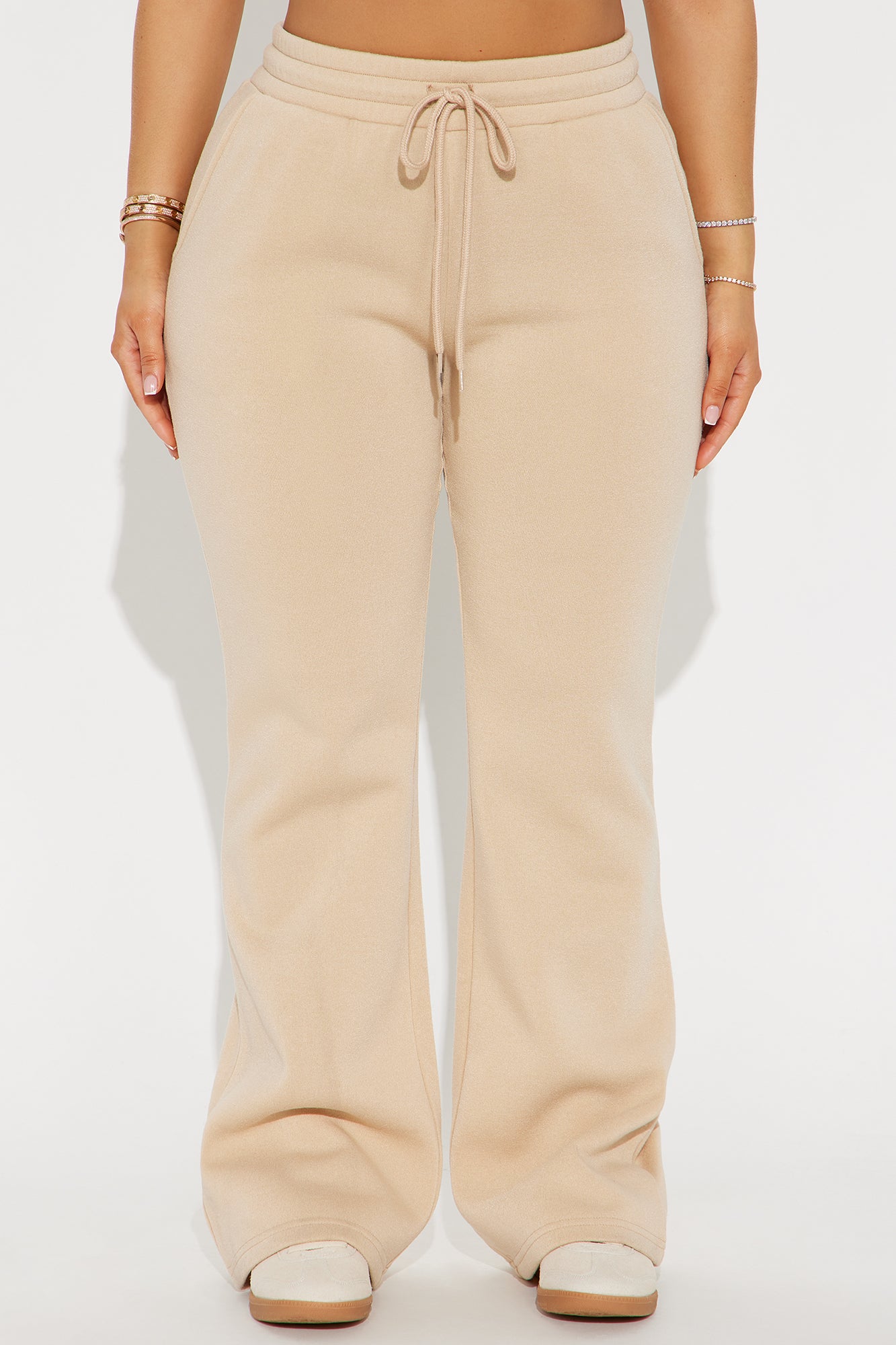 Pants in Sand 100% polyester