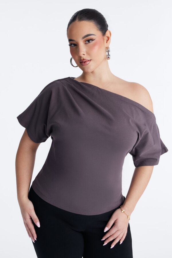 T-shirt in Charcoal 100% cotton