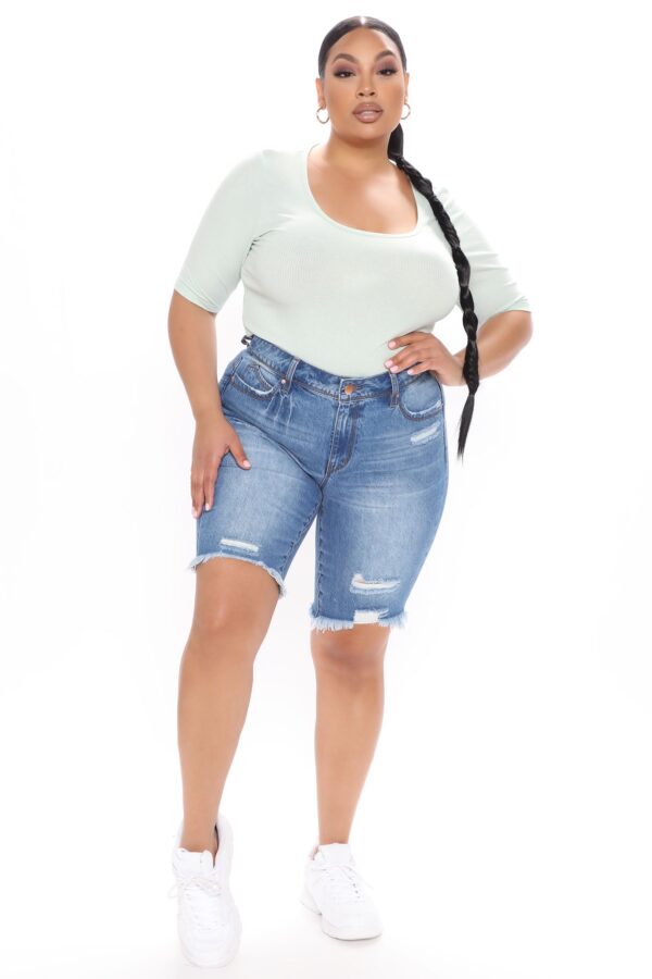 Shorts in Blue and Denim