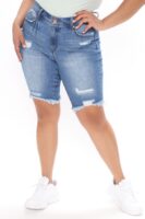 Shorts in Blue and Denim