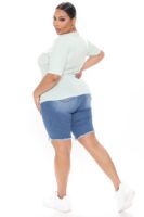 Shorts in Blue and Denim